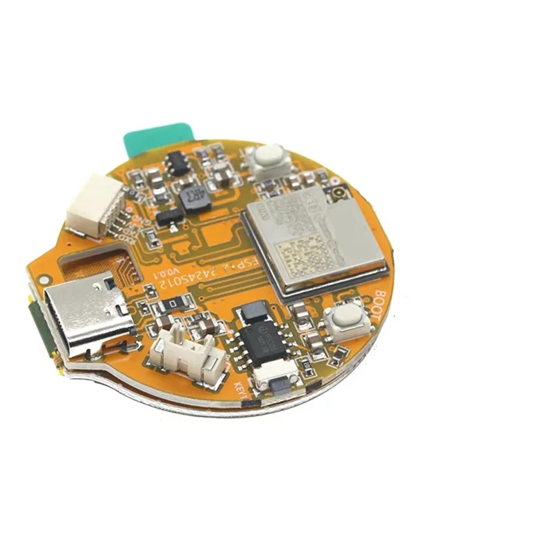 ABjf-display redondo 1.28 Polegada tipo-c ESP32-C3 ips tela sensível ao toque capacitiva 240x240 tft lcd módulo ESP32-2424S012 tela de toque