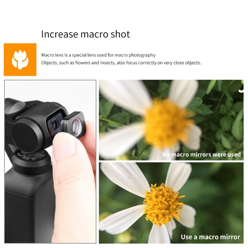 Lens Filter For DJI Osmo Pocket Camera Lens Macro Lens For Outdoor Photography Video