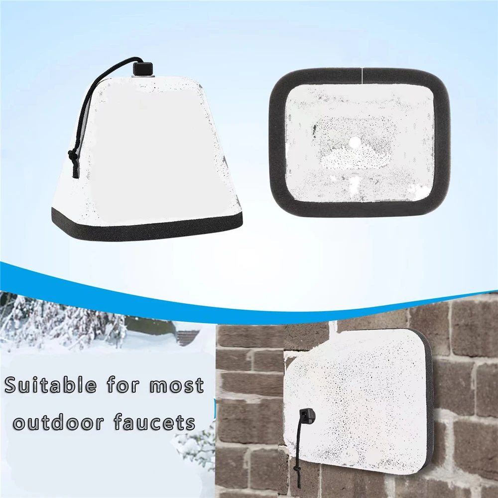 Super Insulation Outdoor Faucet Cover for Winter Winter Waterproof Outdoor Faucet Cover Outside Garden Faucet Freeze Protection