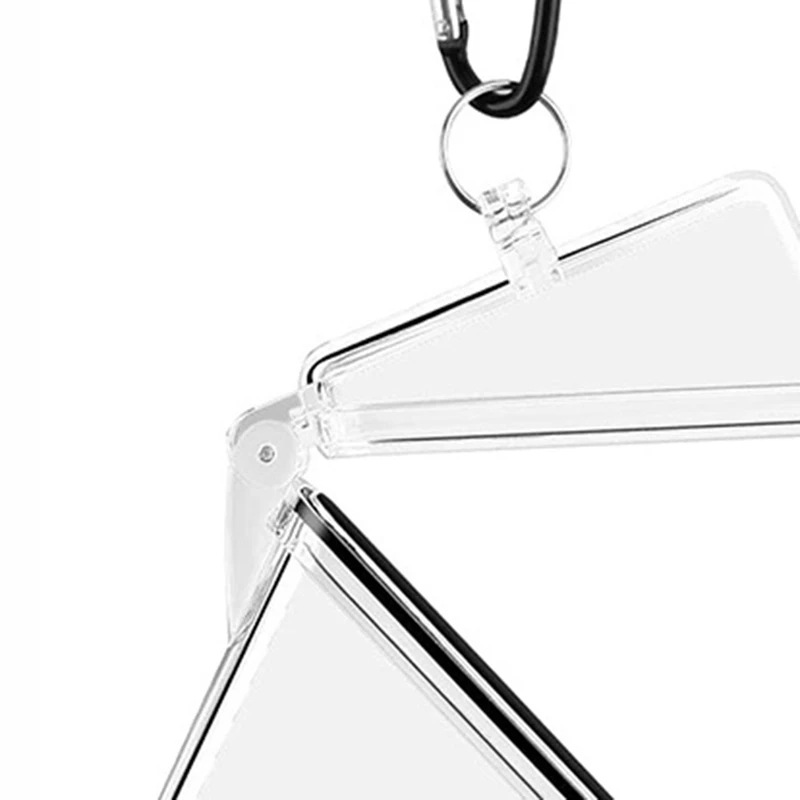 مقاوم للماء حافظة بطاقات التعريف الشخصية مع الحبل وسلسلة المفاتيح ، حامل شارة ، 4 حزمة