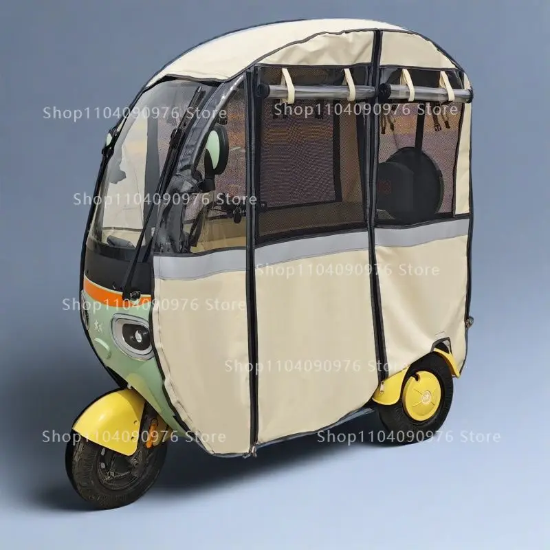 

Suitable for electric tricycle integrated shed rain curtain shed x3x5x6x7 car canopy thickened curtain shed canopy