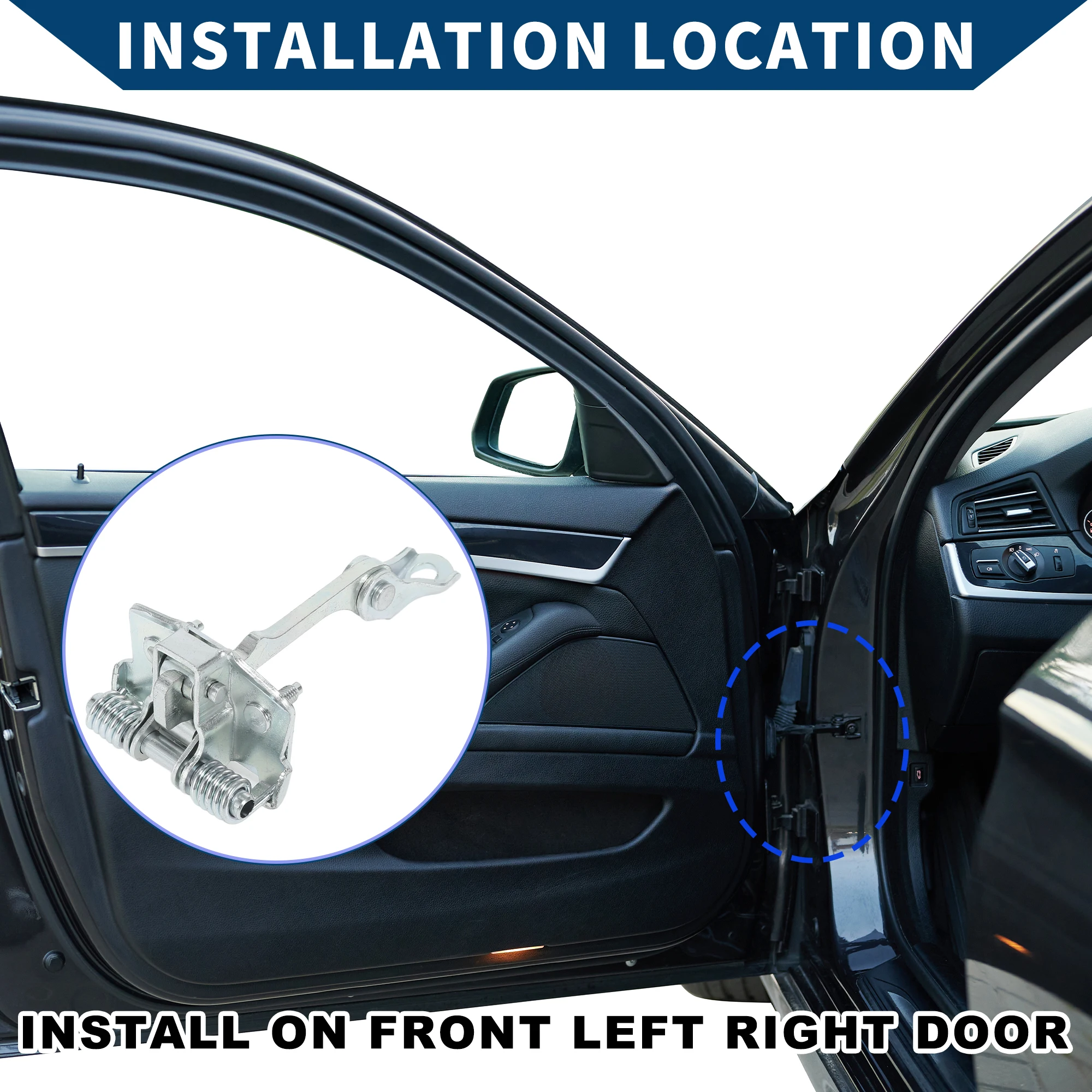 UXCELL Door Check Strap Stopper Limiter No.8200597523 For Renault Master Mk1 1980-1998 For Renault Master Mk2 1998-2010