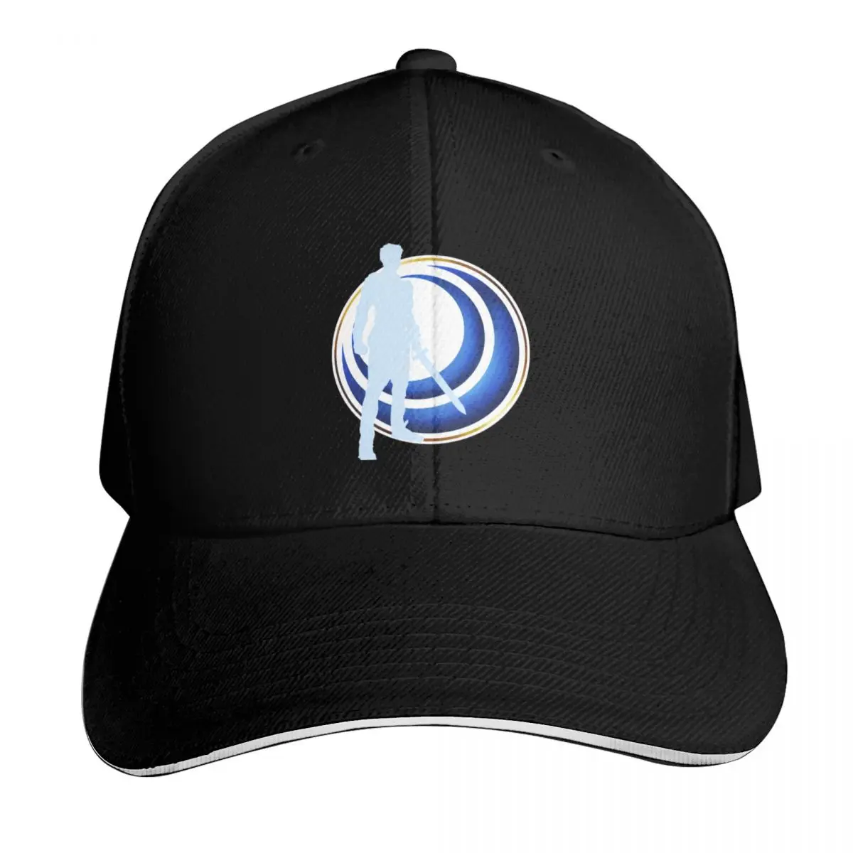 

Jaune Arc Silhouette - Bright Variation Baseball Cap Hood luxury caps hats for men Visor Golf Men Women's