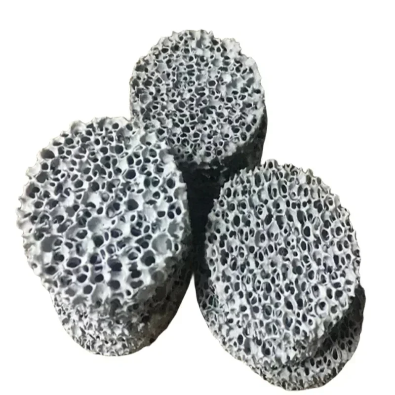 Custom SiC Foam Ceramic Filter - For Photocatalyst, Cast Steel, Copper & Metal Alloys