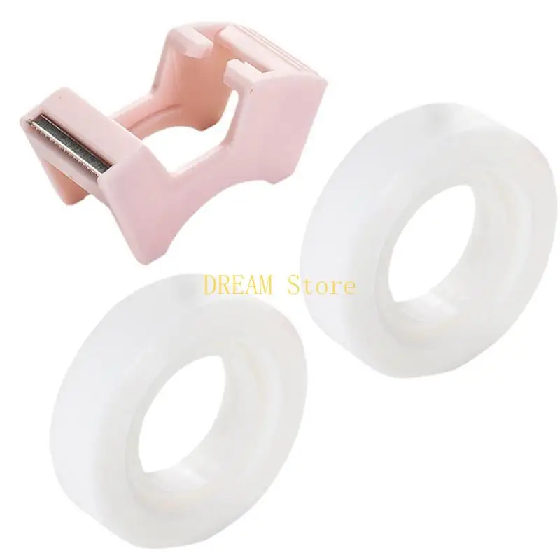 2Pcs Multifunctional Invisable Tape Set with Tape Dispenser Invisable Adhesive Tape for Scrapbooking Album Wrapping best sale