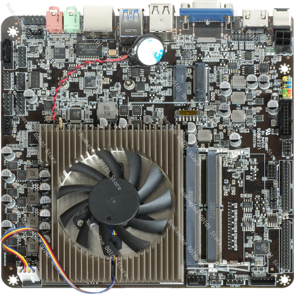 اللوحة الرئيسية ADLPAA1 Onboard 12450H مجموعة المعالج المركزي 2 DDR5 Mini Itx اللوحة الرئيسية تدعم TPM