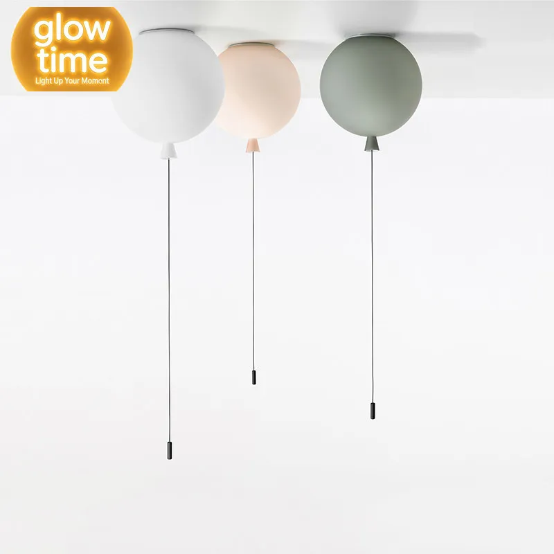 Nordic Internet celebrity children's amusement park little boys and girls bedroom children's room colored bubble glass balloon