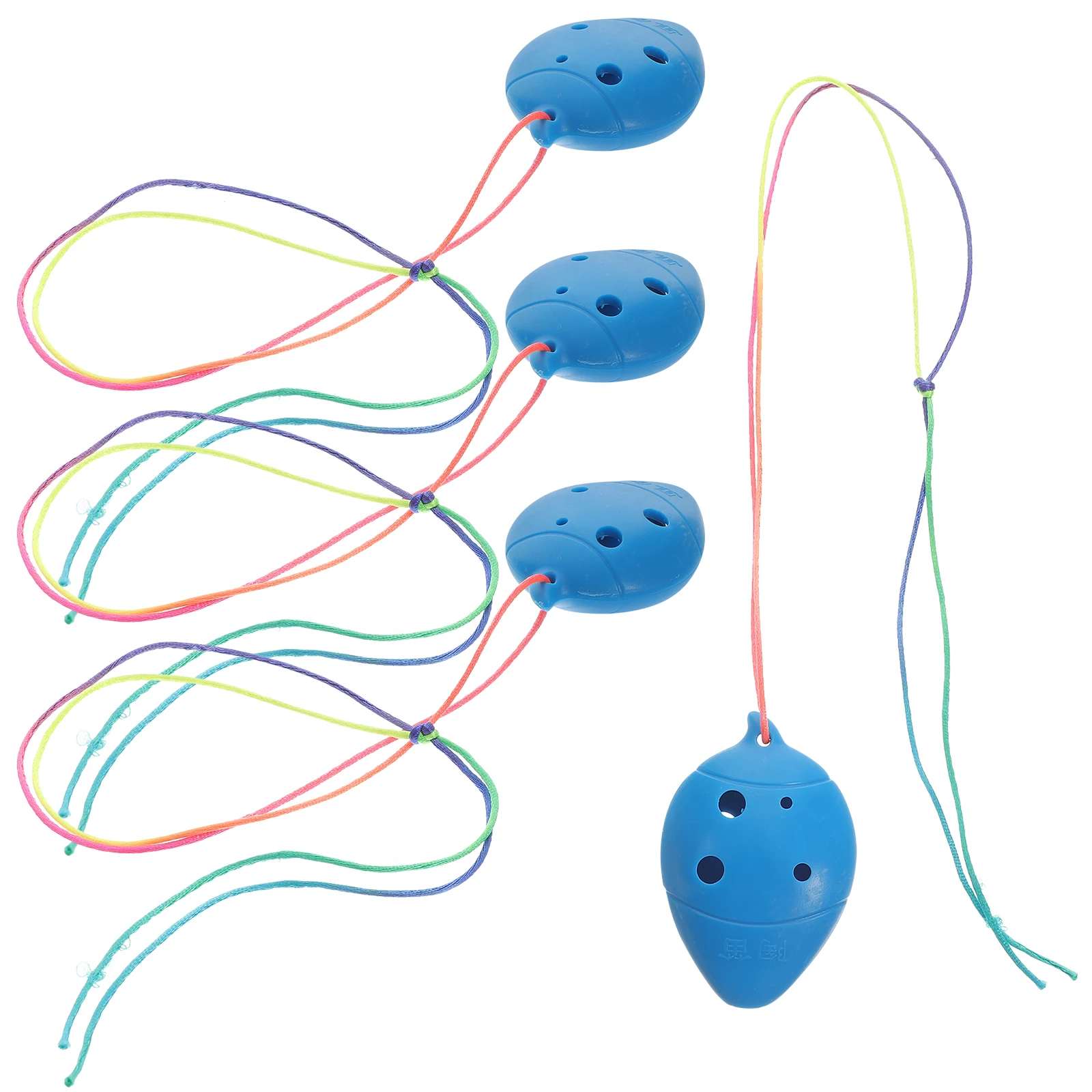 

4pcs Ocarina Instrument Mini Plastic 6 Hole Ocarina For Beginner Practice Portable Musical Gift Instrument