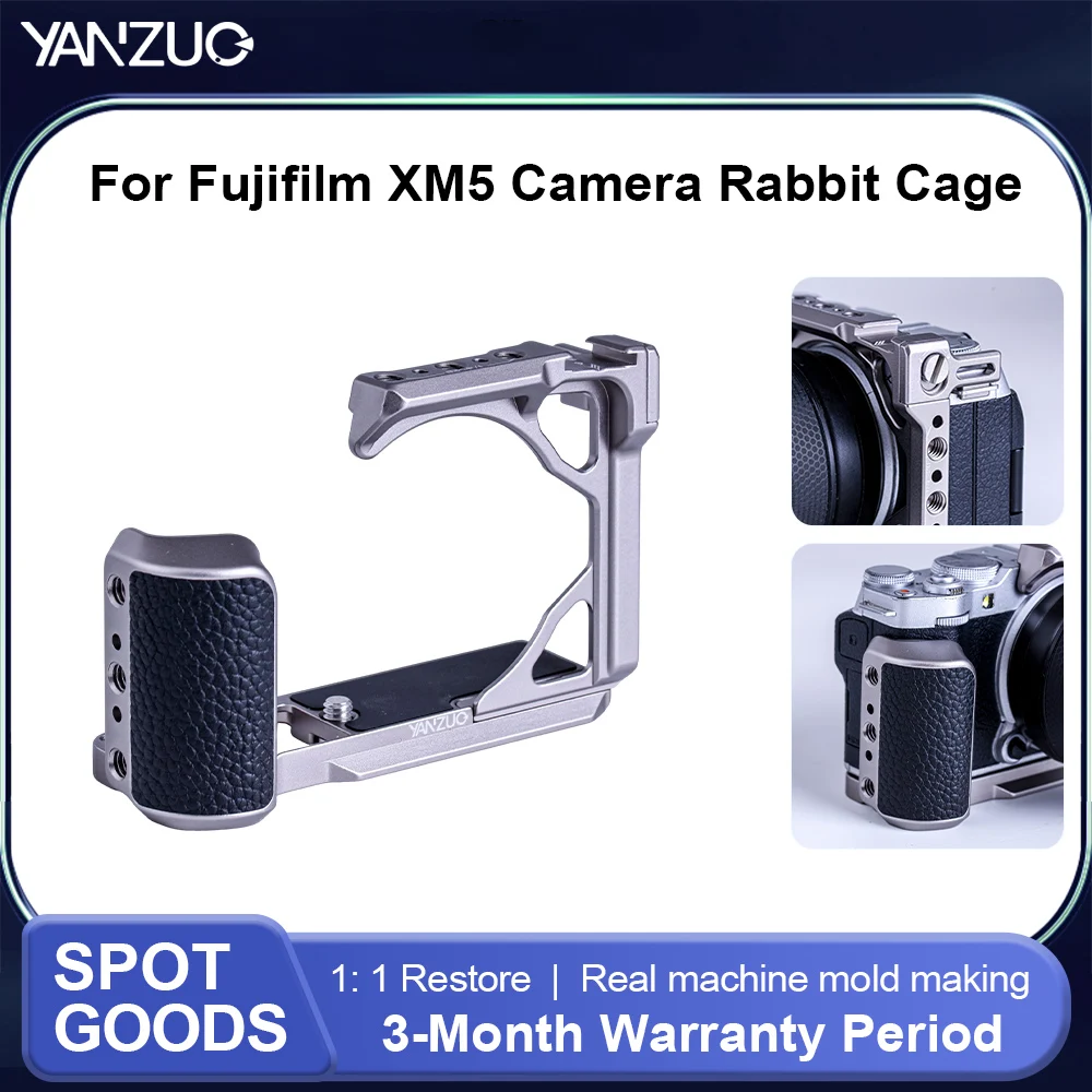 yanzuo-metal-camera-rabbit-cage-for-fujifilm-x‑m5-protective-expansion-frame-stabilizer-vlog-shooting-accessory