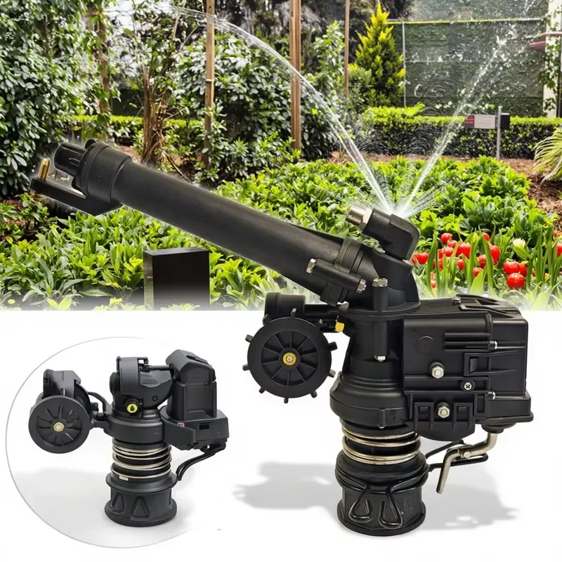 360 Degree Rotary Sprinkler Plastic Garden Irrigation System Automatic Lawn Watering Device for Farm Flower Grass Care