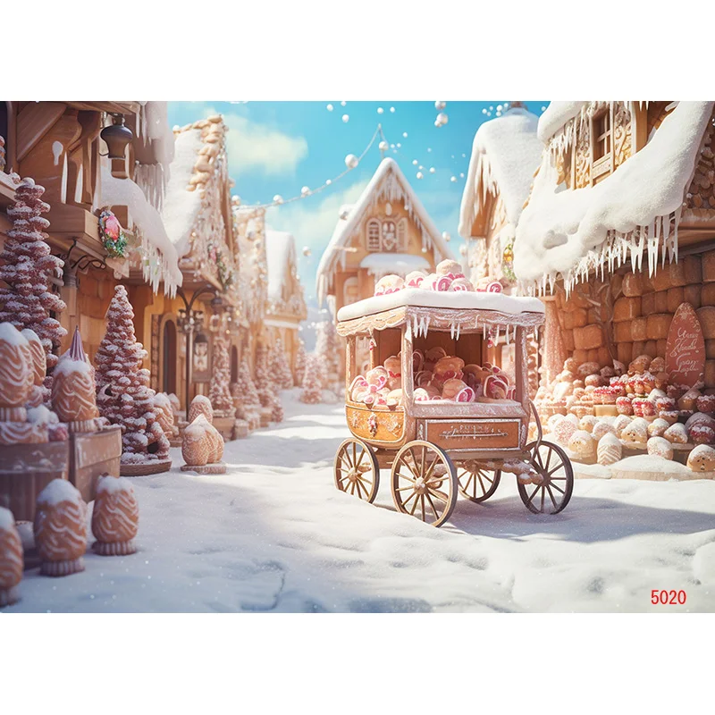 Merry Christmas Day Gift Photography Backdrops Props Indoor Decoration Winter Wonderful Xmas Eve New Year Background RD-09