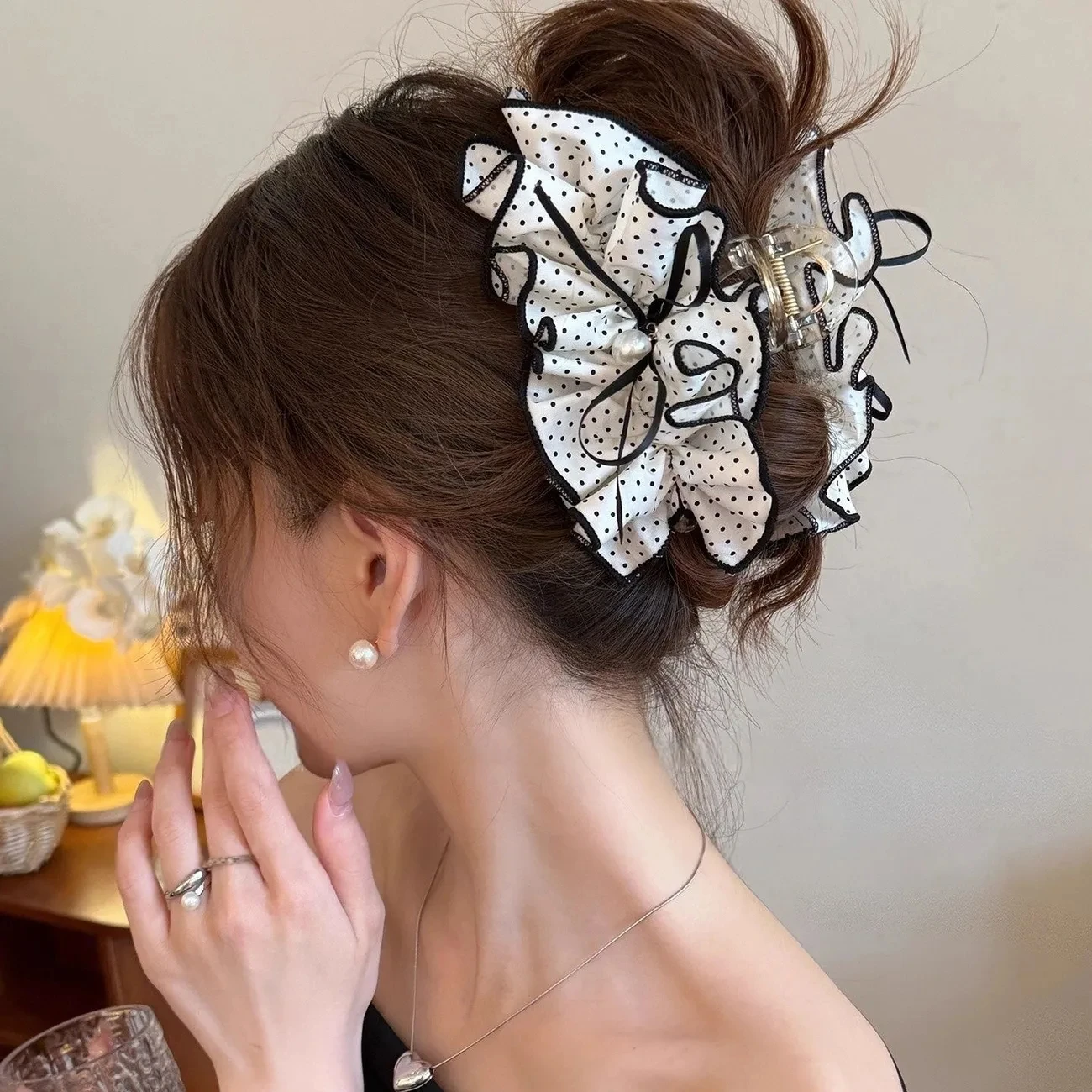 For Women Girls Sweet Large Ha - Hair Clip Claw Large recension och pris