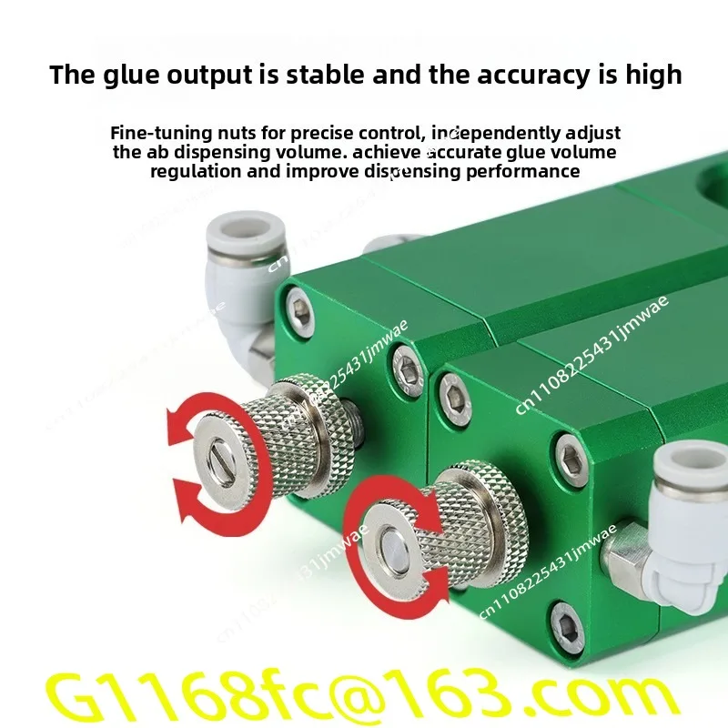 AB Double Dispensing Valve 1:1 Suction Ring Static Valve Two-component Large Flow