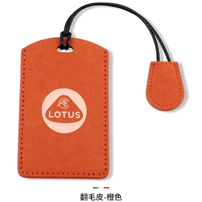 For Lotus ELETRE 2023 Car Suede Smart Key Keyless Remote Entry Fob Case Cover Keyring Keychain