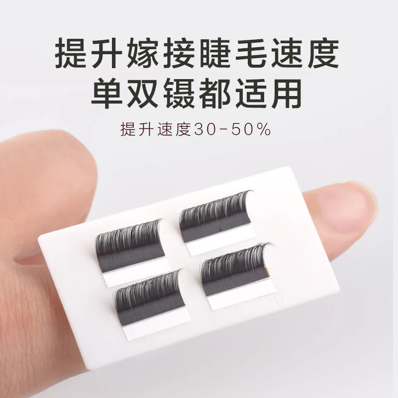 Ferramenta de extensão de cílios, mesa de extensão de cílios de dedo com capa, à prova de poeira, mesa de coleta de cabelo, anel de extensão de cílios