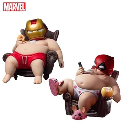Marvel's The Avengers Deadpool Peripheral Movies Character Models Creative Trendy Car Ornaments Desktop Dolls Holiday Gifts
