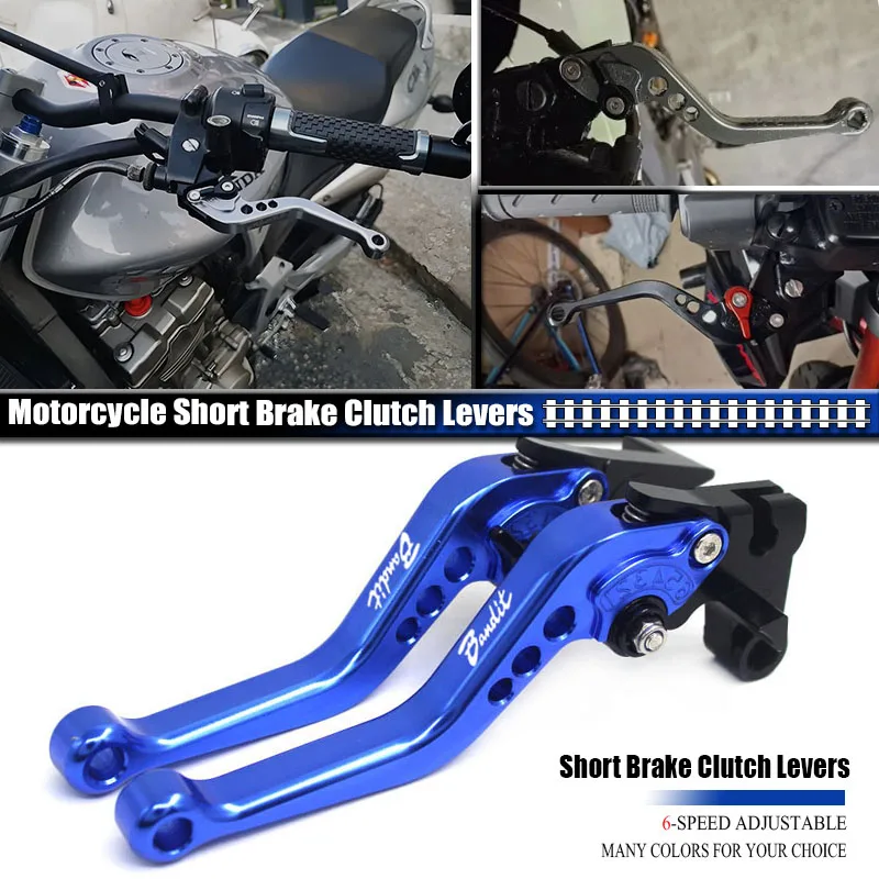 Fit For GSF 650 1200 1250 Bandit GSF650S GSF650N Motorcycle Short Brake Clutch Levers