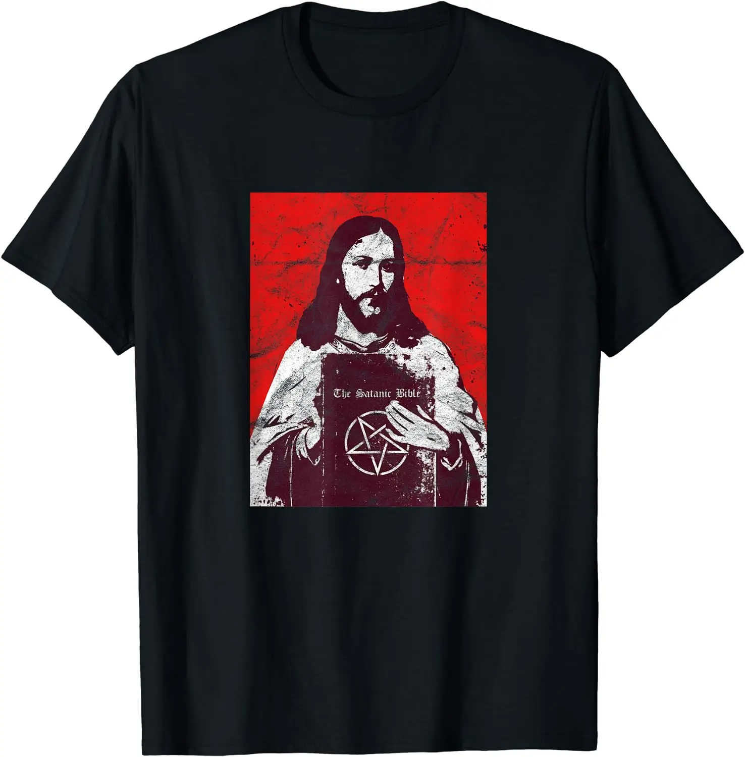 Death Metal 666 Satan Bible Jesus Atheism T-Shirt 100% Cotton O-Neck Summer Short Sleeve Casual Mens T-shirt Size S-3XL