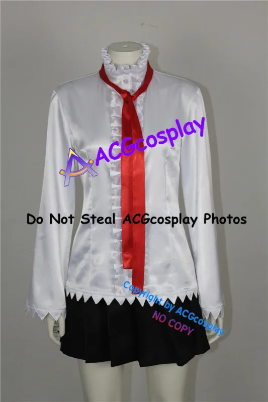 D.Gray-Man Road Kamelot Cosplay Costume acgcosplay red tie version include long stockings