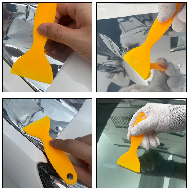 19/31Pcs Carbon Fiber Car Tools Vinyl Wrap Film Sticker Wrapping Auto Window Tint Foil Stick Squeegee Razor Scraper