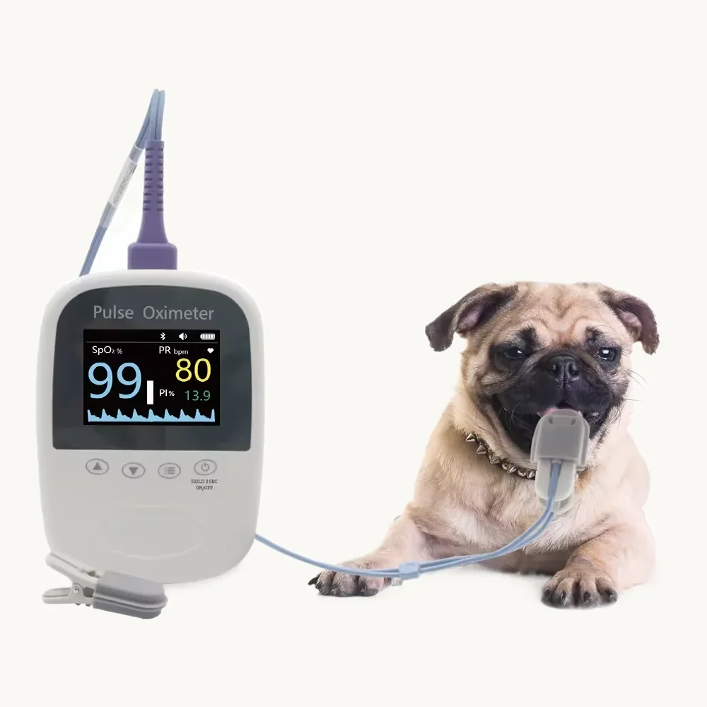 

Reliable Veterinary Animals Medical Equipment Supplies Vet Handheld Pulse Oximeter For Cats Dogs