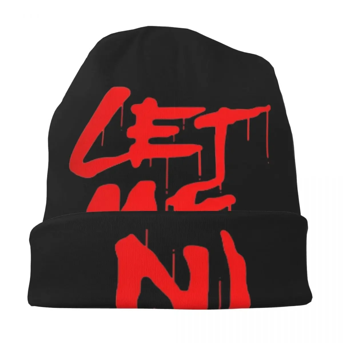 The Fiend Let Me In Caps Bray Wyatt Hip Hop Autumn Winter Outdoor Skullies Beanies Hats Spring Warm Dual-use Bonnet Knit Hat