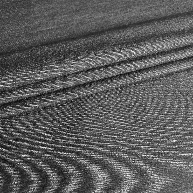 Washed Pure Cotton Denim Fabric High Quality By Meter for Skirts Clothes Sewing Plain Pants Jeans Textile Comfortable Breathable
