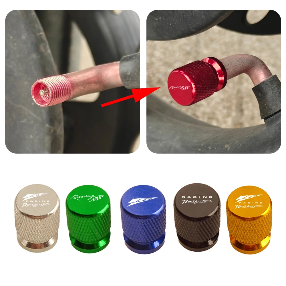 Motorcycle Valve Cap For YAMAHA Racing Revs Your Heart MT-03 07 10 YZF R15 R125 R1 R6 R7 R9 TMAX NMAX XSR125 XSR700 XSR900 GP