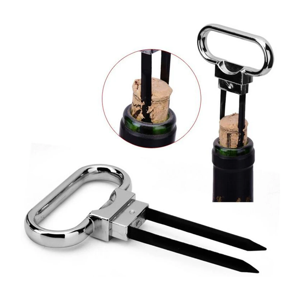 Portable Stainless Steel Wine Opener Handheld Type Bottle Pumps Corkscrew Opener Wine Opener Tool for Bars Cork Puller Foil