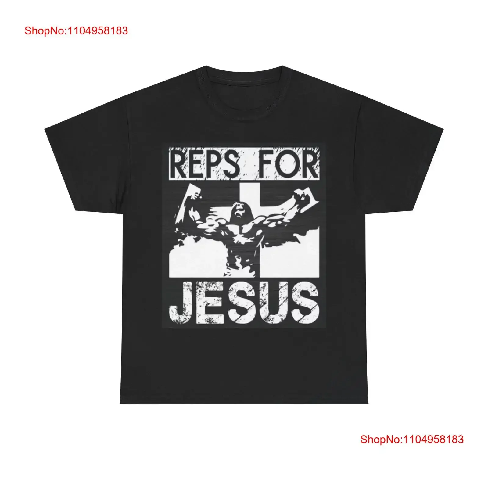 

Футболка Reps For Jesus Funny Gym Gear Workout God Heavy Cotton винтажный стираный топ для повседневной носки с графикой слегка