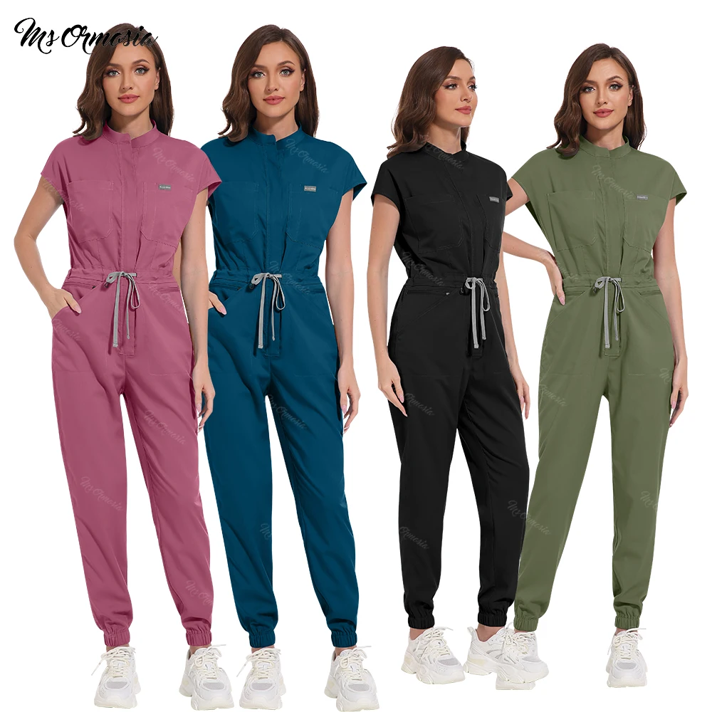 Pet Hospital Work Clothes Dental Clinic Operating Room Uniforms Stylish Medical Jumpsuits Doctor Nurse Bodysuit Factory Uniforms