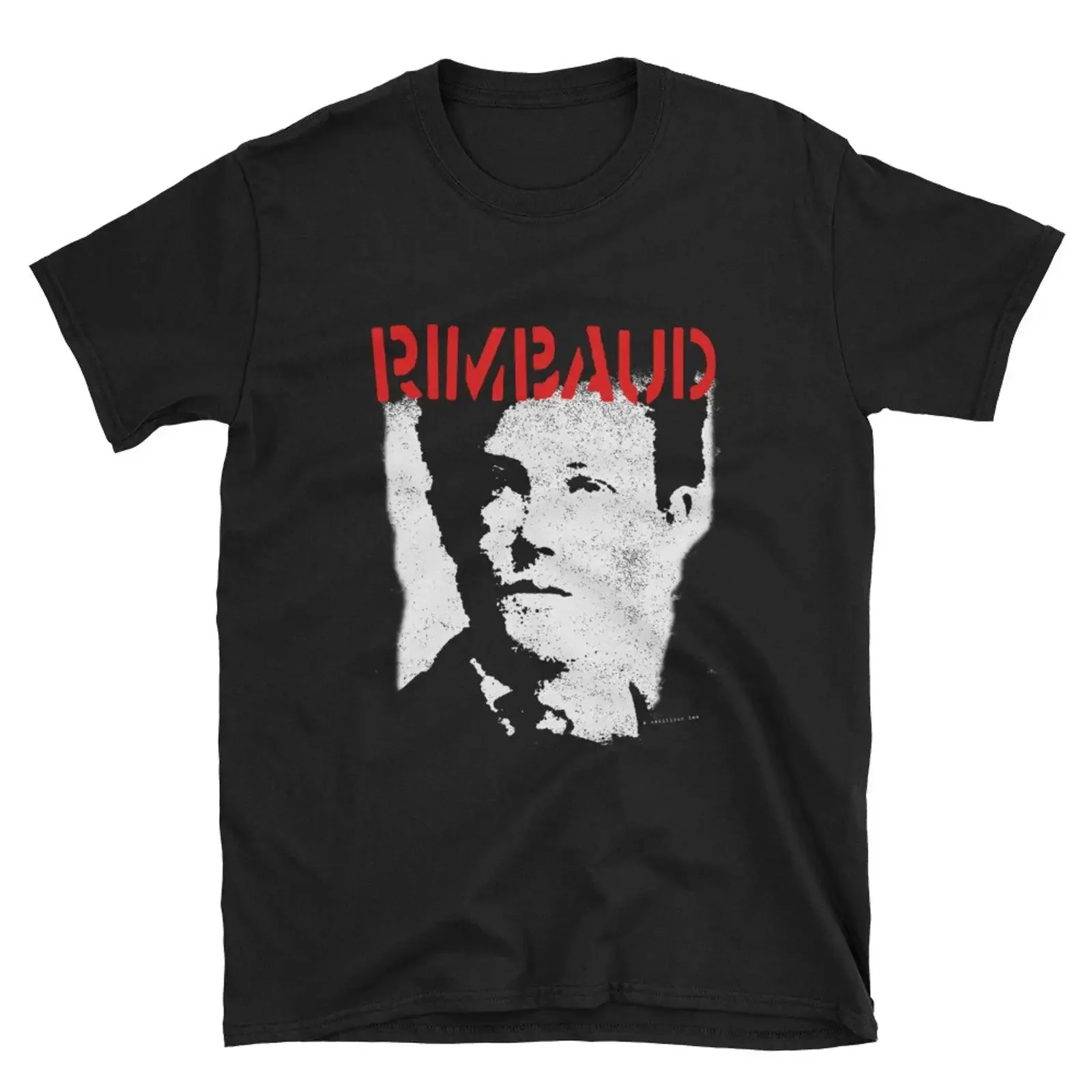 Arthur Rimbaud Limited Edition Classic Black Tribute T Shirt vintage Washed streetwear Unisex Top For Everyday Wear graphic