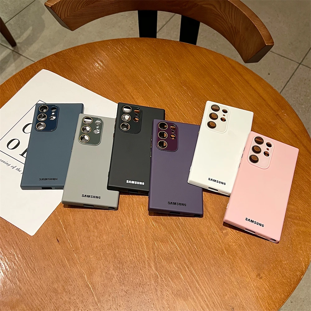 Ultra cienkie etui z płynnego silikonu do Samsung Galaxy S26 S25 S24 Ultra S23 FE S22 Plus A55 A35 A34 A16 A15 A14 A13 A25 — zdjęcie 6