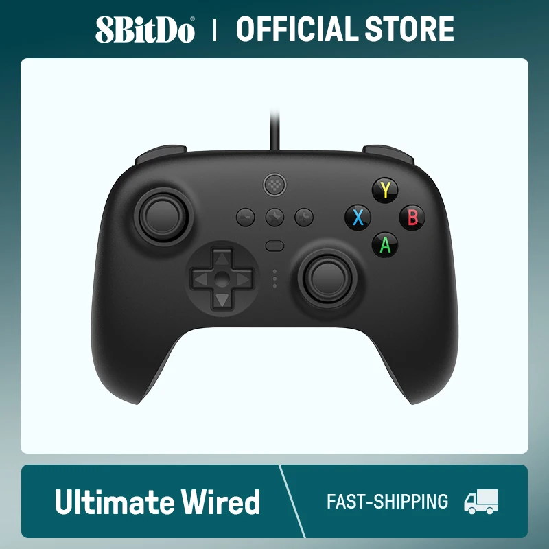 8BitDo Ultimate Controller Wired USB compatible for Window 10,11,Steam Deck