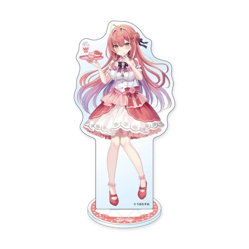 VTuber Project Uomusume Kogane Maaji Beniba Madai Afternoon Tea Ver Acrylic Stand Model Plate Keychains Desk Decor