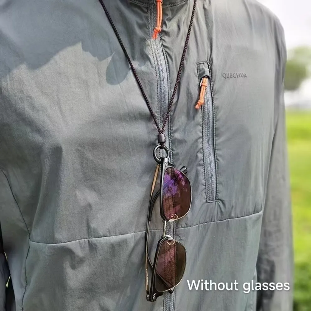 Portable Anti-Lost Eyeglasses Chain Strap Adjustable Length Alloy Eyeglass Lanyards Eyeglass Retainer Holder Men Women