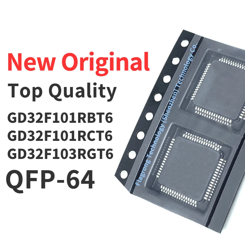 

1 Piece GD32F101RBT6 GD32F101RCT6 GD32F103RGT6 QFP-64 Chip IC New Original