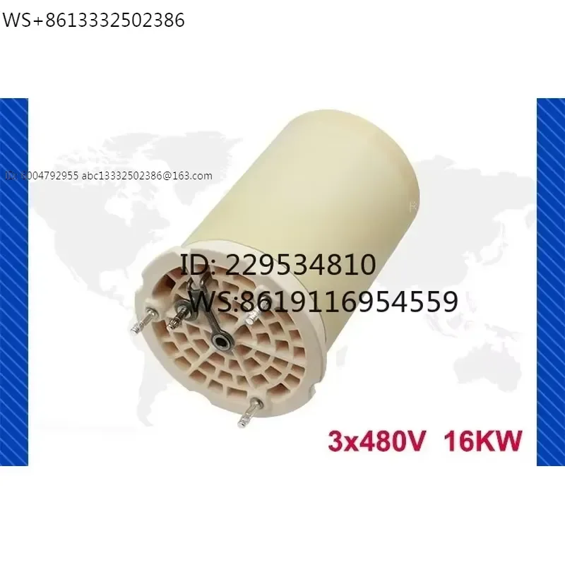W143.506 3 * 480V 16KW a-ir he-ater cera-mic h-air dryer hea-ting he-ad h-ot a-ir he-ad wel-ding co-re