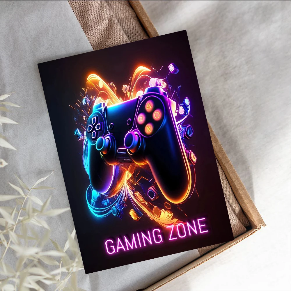 Contrôleur de Gamer néon Punk - Esports Gaming Wallpaper avis et prix