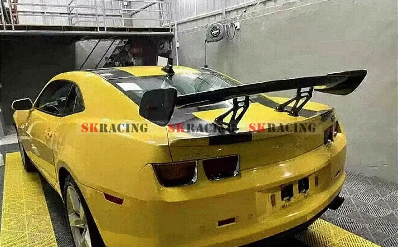 High Quality Real Carbon Fiber Rear Trunk Lip Spoiler Wing For 2010-2013 Chevrolet Camaro ZL1 Car Accessories  