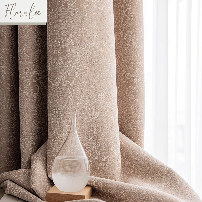 

Jinora Store Middle Style High Blackout Curtains for Living Room Simple High Precision Luxury Curtains Bedroom Customization