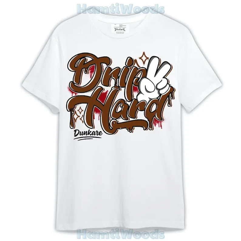 Dunkare Archaeo Brown 5s Shirt, Drip 2 Hard Shirt Outfit