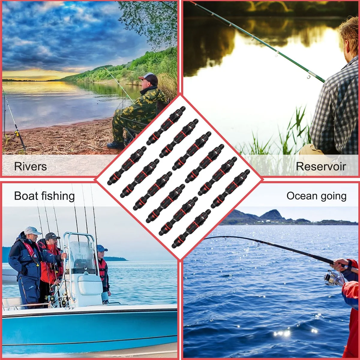 

ABVB 12 шт., сиденье для катушки, зажим для удочки, встроенное колесо, катушка, резиновая подушка, инструменты, держатель для аксессуаров, рыболовные снасти