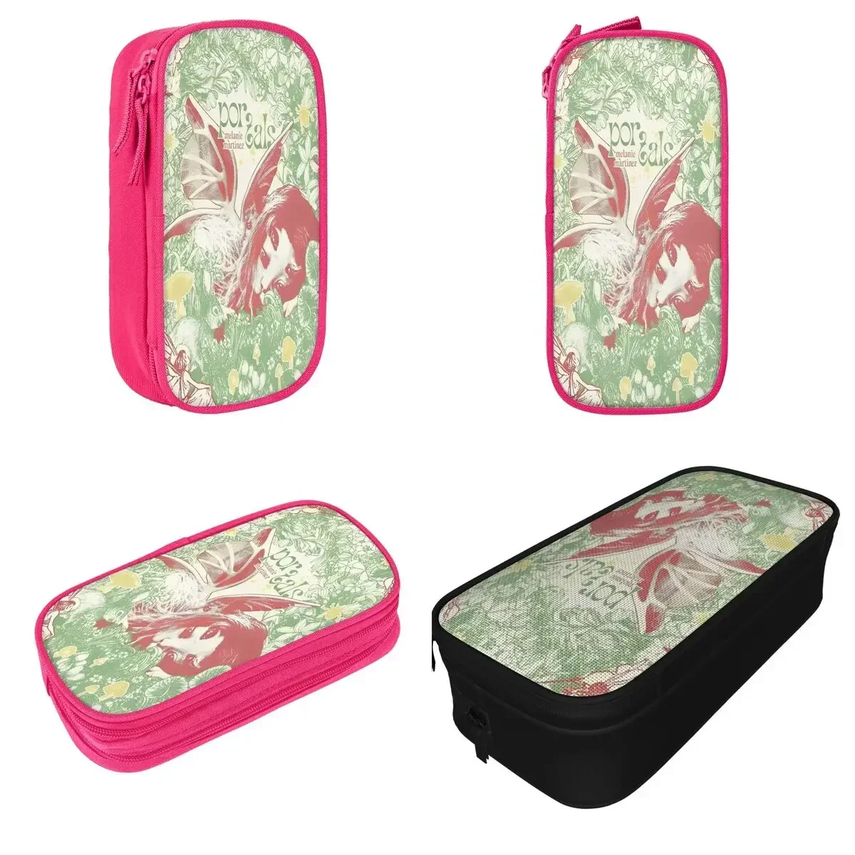 

Portals Melanie Martinez Pencil Case Music Pencil Pouch Pen Box for Girl Boy Big Capacity Bag School Supplies Gifts Stationery