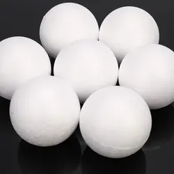 10Pcs 7cm DIY Party Wedding Ball Spheres Decoration Crafts 70MM Modelling Polystyrene Foam Ball Decoration Supplies