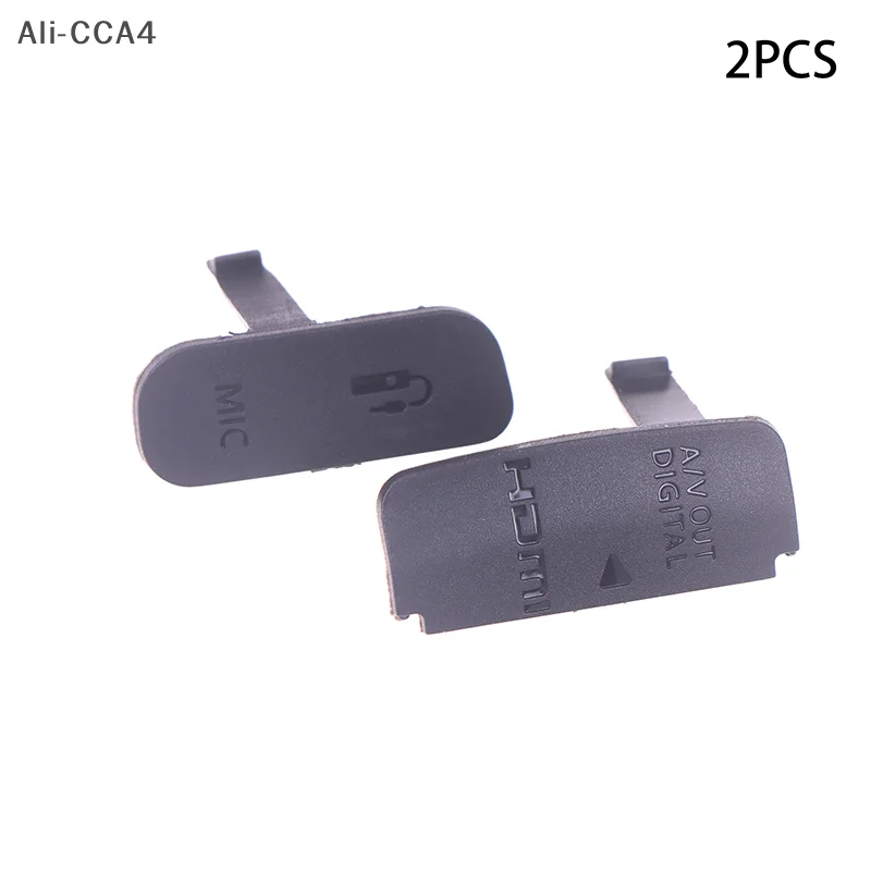 

2PCS NEW USB Rubber Lid Door HDMI-compatible MIC Cap Interface Cover For EOS 600D T3i Digital Camera Repair Part
