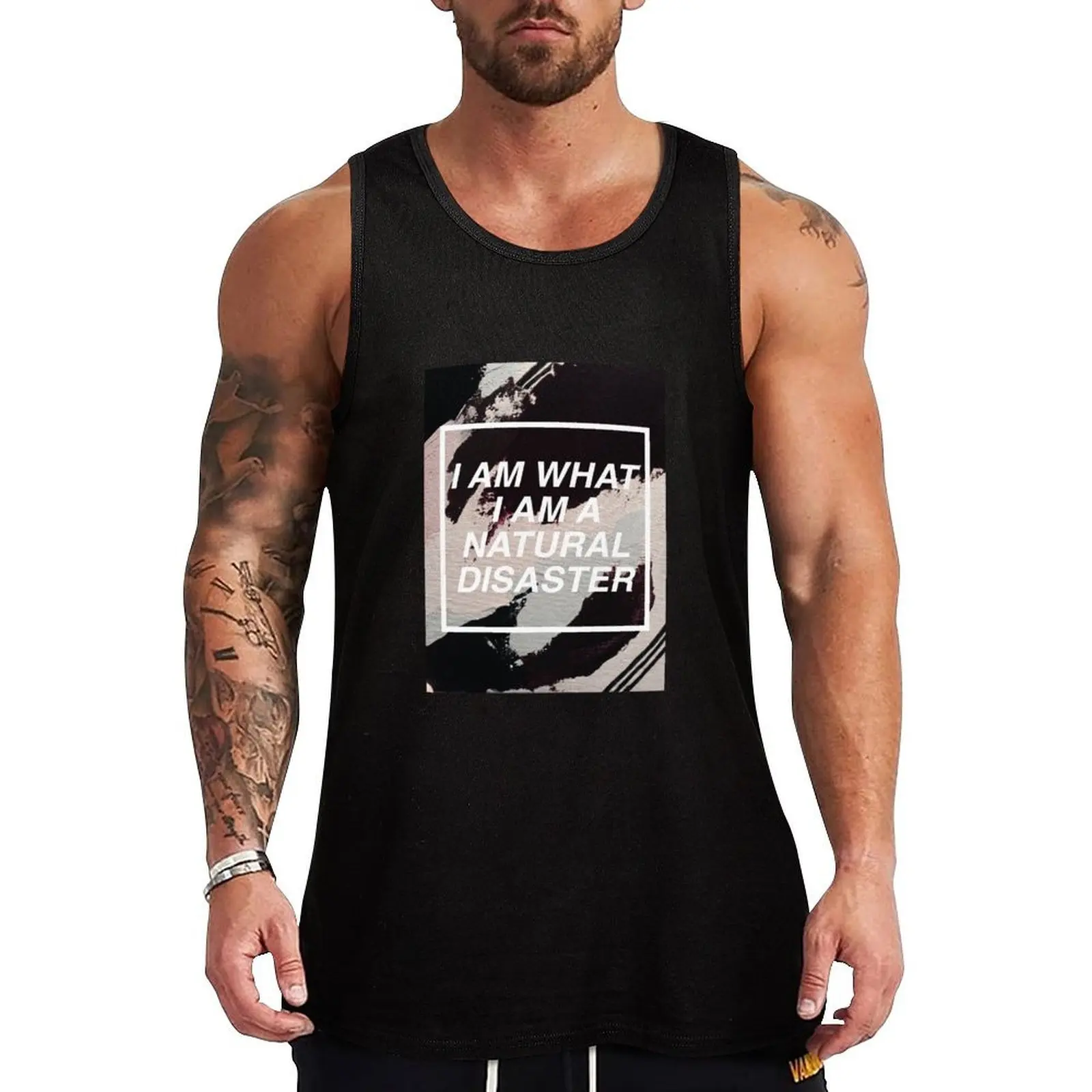 Natural Disaster Tank Top Stretch Fabric Tank Top Flexible Comfort Sleeveless