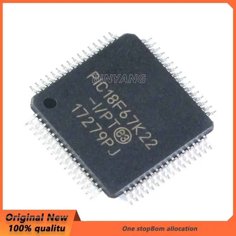 5pcs/lot 100% New PIC18F67K22-I/PT PIC18F67K22 PIC18F67 QFP-64 Chipset