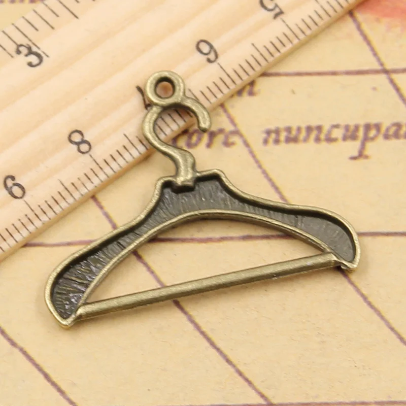 10pcs Charms Cloths Stand Hanger 37x29mm Tibetan Silver Color Pendants Antique Jewelry Making DIY Handmade Craft