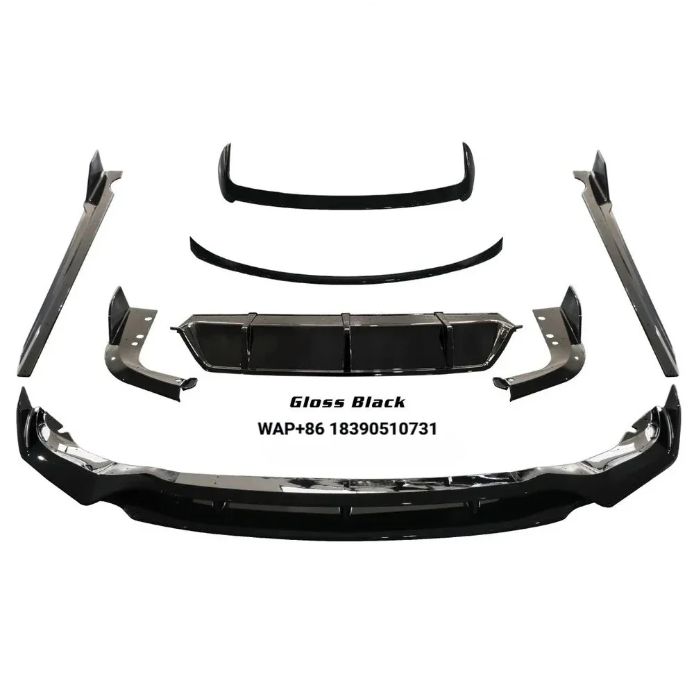 

X5 G05 Glossy Black Front Splitter Rear Diffuser Side Skirts Spoiler G05 Front Lip for X5 G05